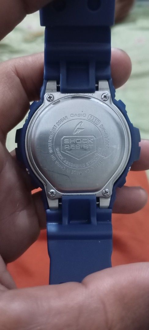Casio G-Shock DW-6900CC Blue Digital Watch (Category: Men's Watches) located in Manila. Submitted by jhonevanma58082 (Listing ID 1470740832, Image 2). Description: - Model: Casio G-Shock DW-6900CC (Module 3230) - Color: Striking blue resin strap with secure metal buckle - Durability: Legendary shock-resistant construction - Water Resistance: Up to 20 bar / 200 meters - Display: EL backlight with vibrant green digital display - Backplate: Durable 