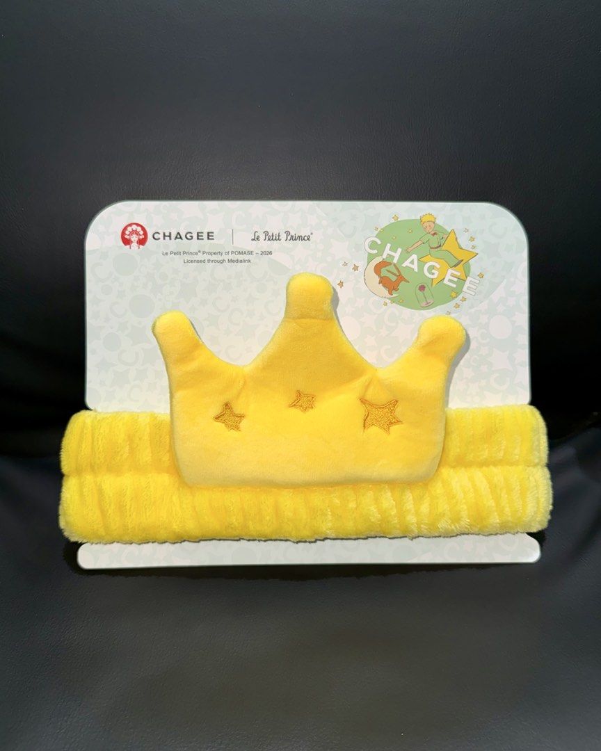 Chagee Little Prince Crown (Category: Other Merchandise) located in Kawit. Submitted by starboyshop (Listing ID 1470640988, Image 1). Description: Brand New From the collection Le Petit Prince Payment: GCASH / Cash Delivery - Grab / Lalamove SF shouldered by buyer Payment must be settled upon rider’s arrival.