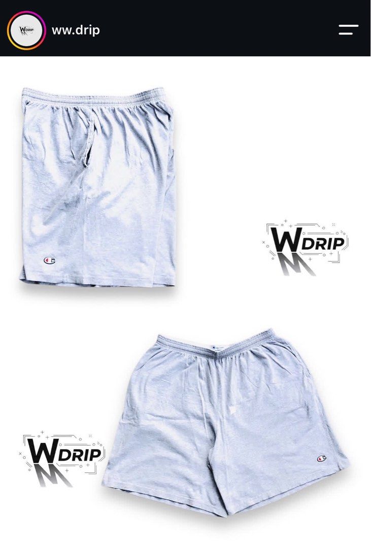Champion Sweatshort (Category: Shorts) located in Angeles City. Submitted by wwdrip (Listing ID 1470649515, Image 1). Description: Champion Sweatshort •Waist : 30-36 •Length : 19 •Leg Opening : 14 •Color rate : 9.5/10 •Condition : excellent •No issue need wash only ₱400 + sf.
