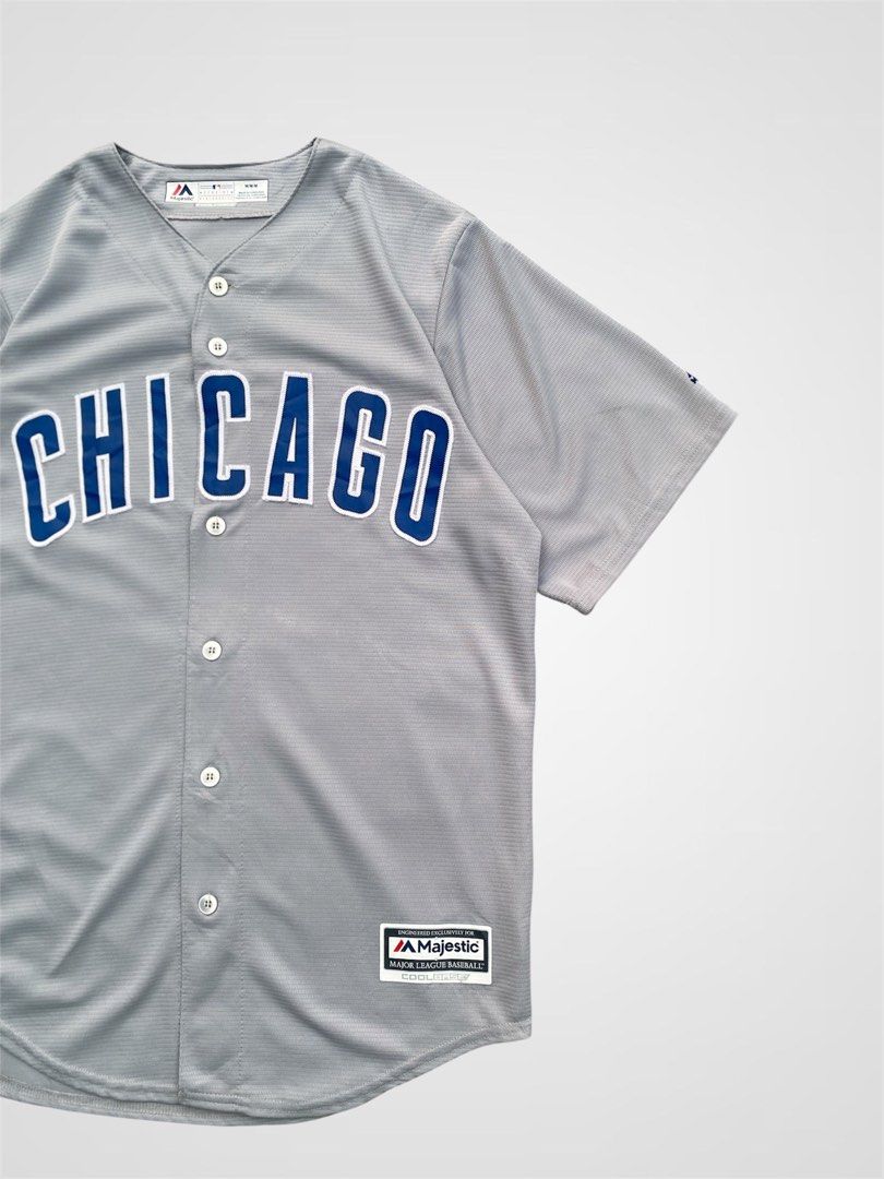 Chicago cubs (Category: Tshirts & Polo Shirts ) located in Bauang. Submitted by thriftydetrese (Listing ID 1470667624, Image 2). Description: Chicago Cubs Baseball Jersey 2015 Size Large W- 22 L- 28 No issue Excellent Condition.