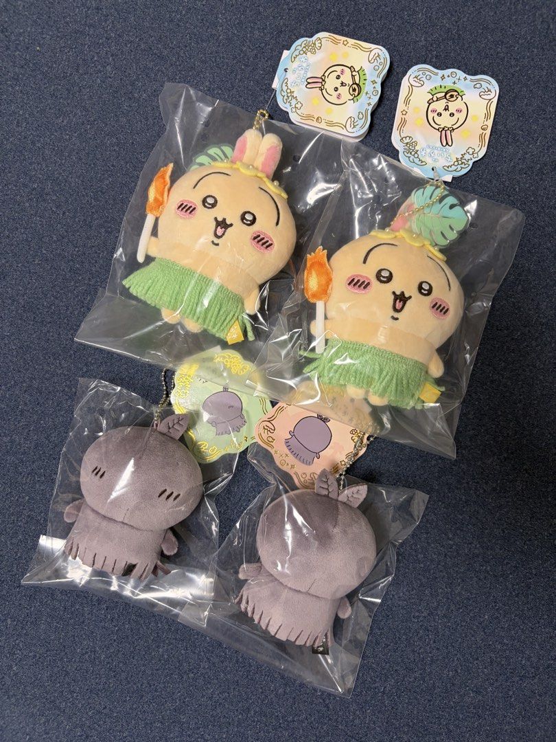 Chiikawa Movie Mascots (Category: Plushies & Soft Toys) located in Makati City. Submitted by potatoscales (Listing ID 1470594373, Image 1). Description: <NOT ON HAND. ARRIVING IN PH ON MID-NOV.> Stock is as displayed in the item picture. :::::: Price List :::::: Usagi - P1300 each Hitoha/Futaba - P1150 each or P2100 together PAYO or 50% DP needed to secure slot. 🙇‍♀️ ETA: Mid-November 📍Makati (SDD/Courier/Meet-up).