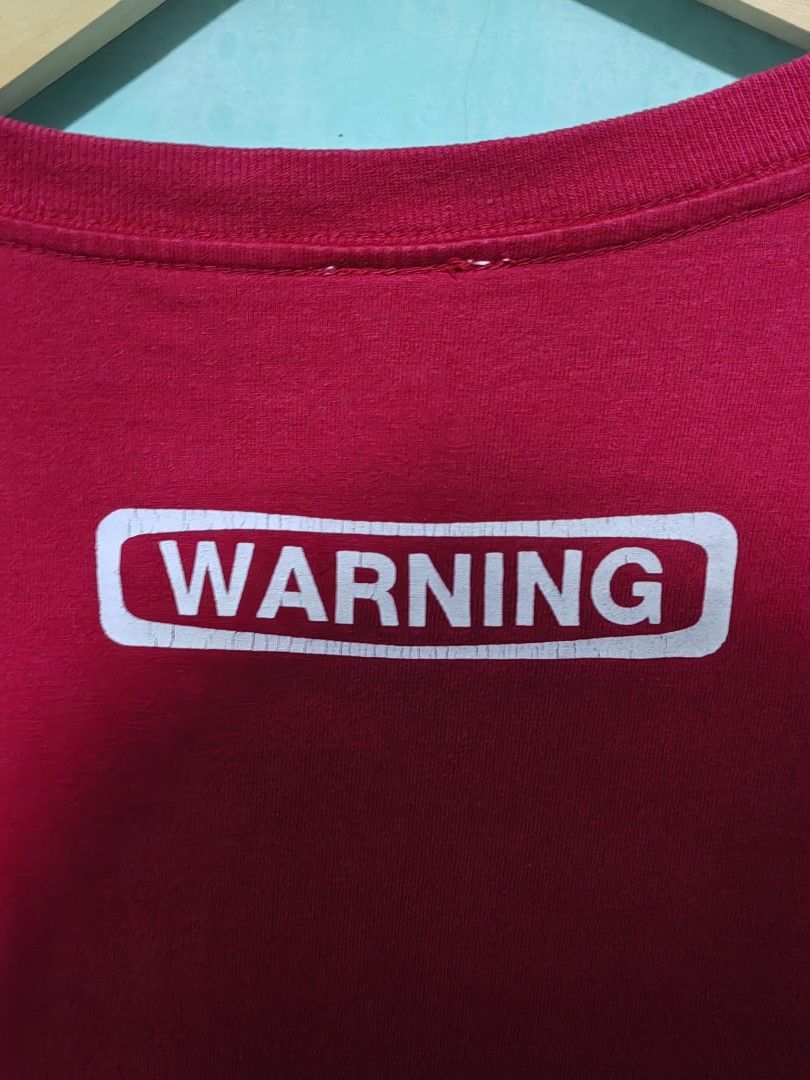 Choking Hazard Sex tee (Category: Tshirts & Polo Shirts ) located in Samal. Submitted by rj_thrift (Listing ID 1470656003, Image 3). Description: Size 22x28 No issue minimal hairline on warning sign Excellent condi.