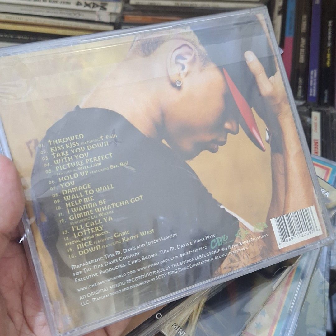 Chris brown (Category: CDs & DVDs) located in Caloocan City. Submitted by collectionsitems (Listing ID 1470729672, Image 2). Description: Welcome to our shop KEY NECTION A DISCTION MUSIC AND VIDEO STORE! 👝Posted items are on hand. 💿🎧🎵💽🎷📽🎥 CD'S / DVD's Books & VINYL are all imported made in uk our local opm album and original in mint to nearmint & unsealead sealed brand new 🛒Pls add to cart to check stocks availability. 💵We sell quality 