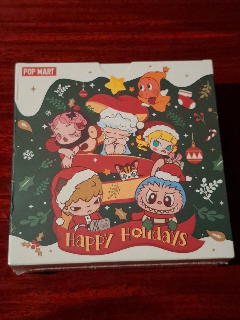Christmas cards by popmart (Category: Occasions & Party Supplies) located in Pasig City. Submitted by keekeedee (Listing ID 1470702583, Image 1). Description: sealed can trade to dimoo figure.