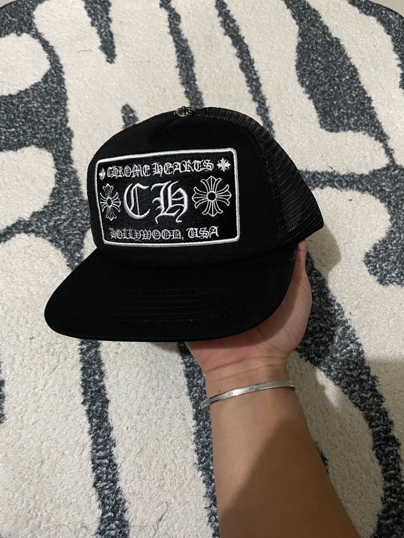 CHROMËHEARTS TRUCKER CAP (Category: Caps & Hats) located in Davao. Submitted by ai_stuffs (Listing ID 1470729254, Image 1). Description: COMPLETE TAGS GOOD CONDITION NO ISSUE.