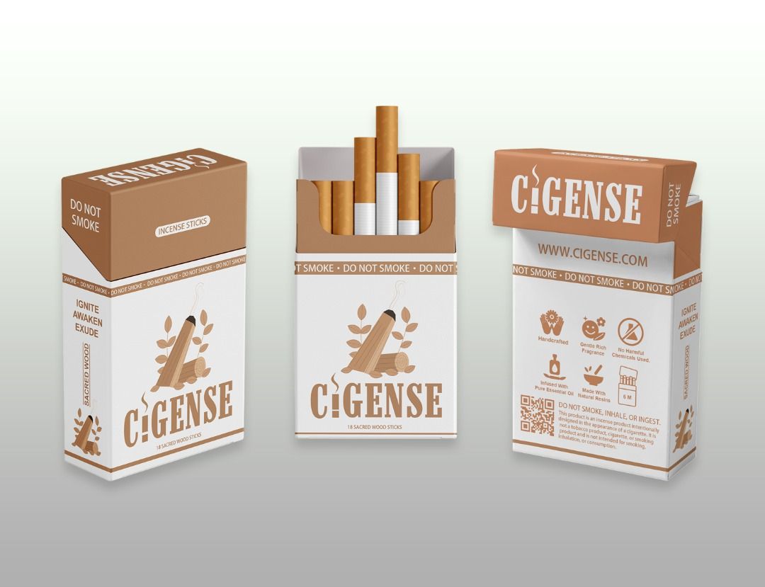 Cigarette style incense (Category: Home Fragrance) located in Taguig. Submitted by cigense (Listing ID 1470735688, Image 3). Description: Cigarette style incense sticks For incense use only. This product is not a cigarette, tobacco product, or smoking product. Do not smoke or inhale. 8-12 mins per stick 18 sticks per box Available scents -lavender -shadow bloom -spiced vanilla -sacred wood.