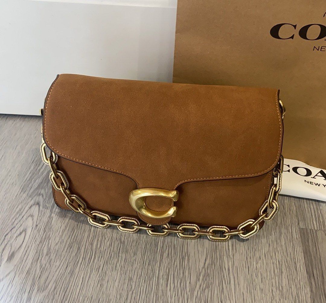 Coach Chain Tabby Bag, 女裝, 手袋及銀包, 單肩包 - Carousell