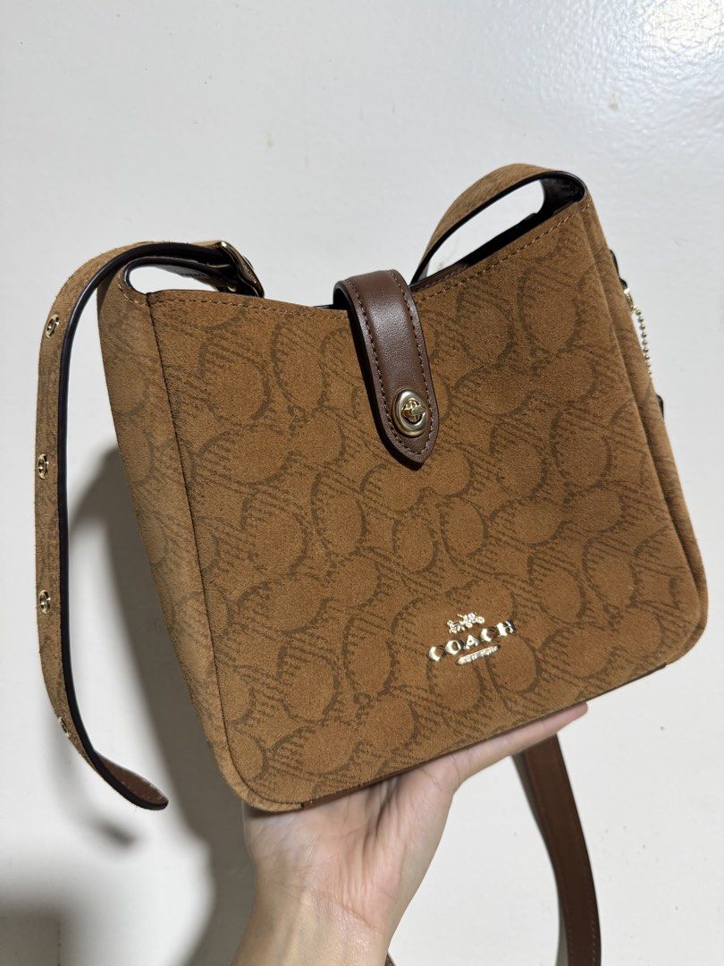 Coach Mini Hadley Suede (Category: Cross-body Bags) located in Legazpi City. Submitted by marthascollection19 (Listing ID 1470582987, Image 2). Description: 1pc onhand.
