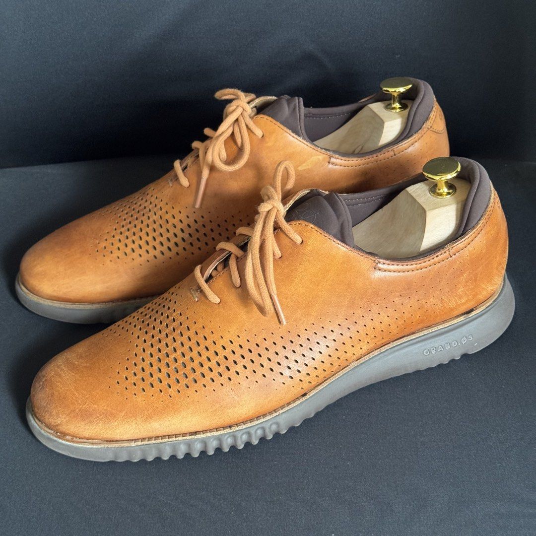 Cole Haan Men’s 2.ZERØGRAND Laser Wingtip Oxfords - British Tan Java🔥 (Category: Casual Shoes) located in Valenzuela. Submitted by ssm_by_nmt (Listing ID 1470635474, Image 2). Description: Cole Haan Men’s 2.ZERØGRAND Laser Wingtip Oxfords - British Tan Java🔥 C25351☑️ Size: 11 US Mens (11M - Medium/Regular Width) ₱2,999 only‼️ Verygood condition Newly reglued (full) Legit/Authentic💯 Shipping or meetup Valenzuela City.