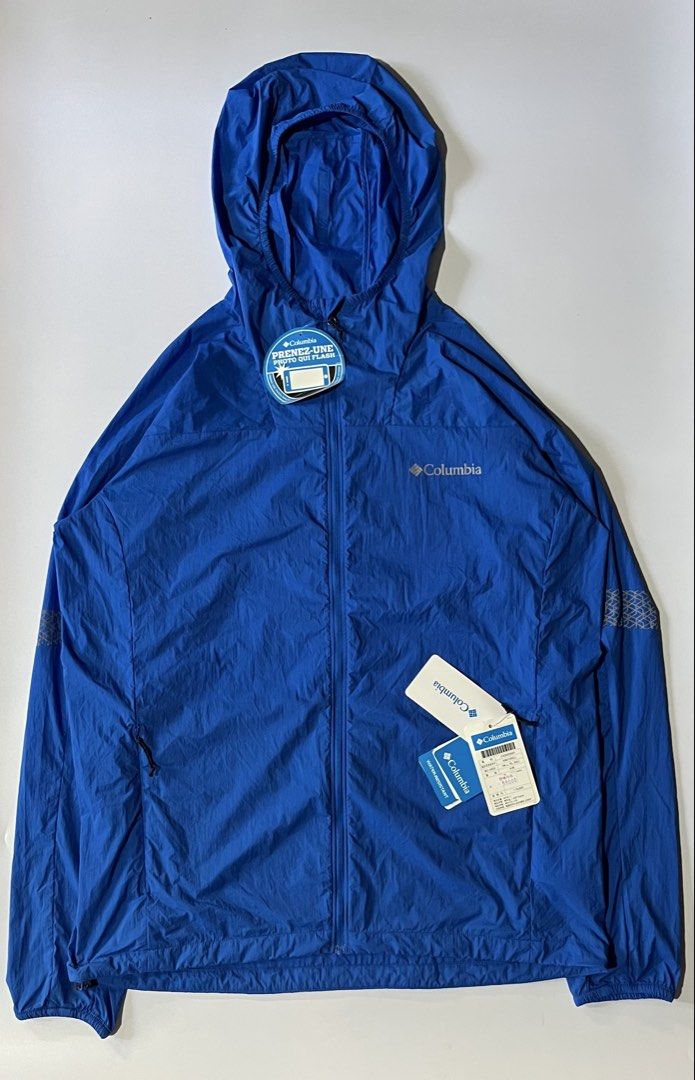 Columbia lightweight windbreaker (Category: Hoodies) located in Naga. Submitted by rexivan (Listing ID 1470580257, Image 1). Description: ⚡️ Columbia lightweight windbreaker 🛒Details Size: Large on tag fit to XL Length: 29 Width: 23 Condition: Brandnew w/ hanging tags Color: Royal blue Color Rate: 10/10 Issue: ❌ Need wash 💵 Price + Shipping Fee Unli vouch and Unli VC 📍City of Naga Cebu.