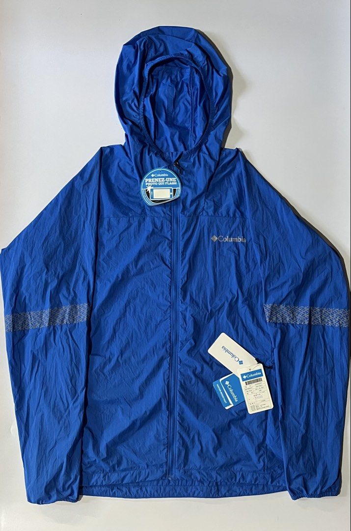 Columbia lightweight windbreaker (Category: Hoodies) located in Naga. Submitted by rexivan (Listing ID 1470580257, Image 2). Description: ⚡️ Columbia lightweight windbreaker 🛒Details Size: Large on tag fit to XL Length: 29 Width: 23 Condition: Brandnew w/ hanging tags Color: Royal blue Color Rate: 10/10 Issue: ❌ Need wash 💵 Price + Shipping Fee Unli vouch and Unli VC 📍City of Naga Cebu.