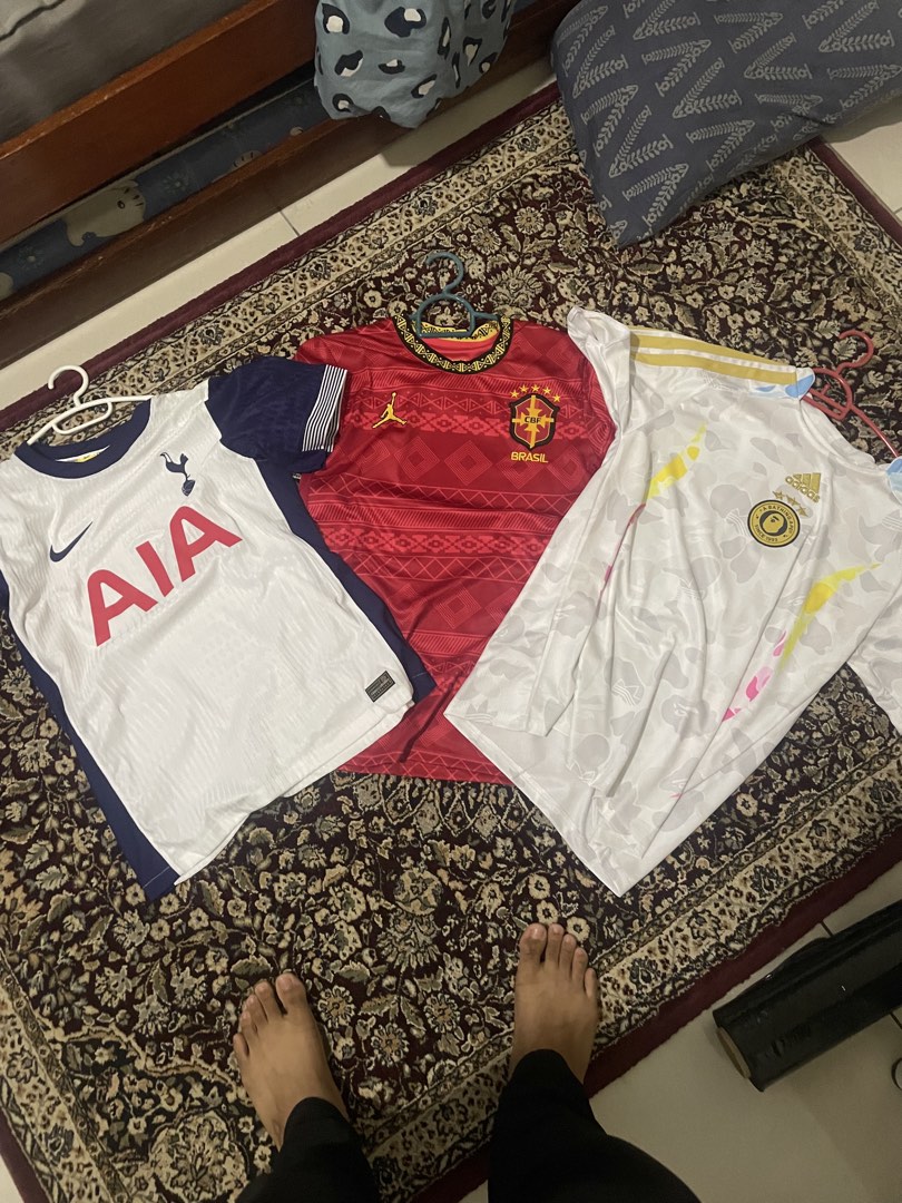 COMBO!!!!!!!! Tottenham Hotspur, Brazil Jordan, and Adidas BAPE ...