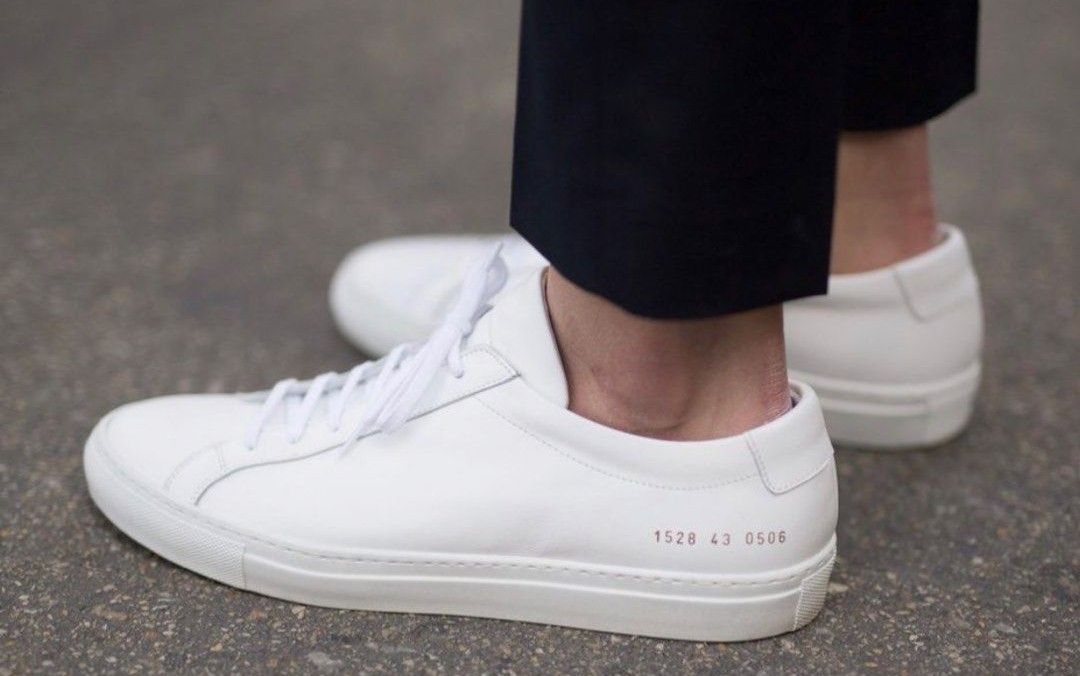 Common Projects Original Achilles Low White Size 38 Unisex (Category: Sneakers) located in Santa Rosa. Submitted by chindeclutters (Listing ID 1470565598, Image 1). Description: - Authentic Common Projects white leather sneakers - Model: 1528 38 0506 - Made in Italy - Comes with original dust bag - used once lang, then kept RFS: lady-owned ito pero maluwag by 1 inch), will get a smaller one once ma sold RFS: decluttering Note: No return, no excha