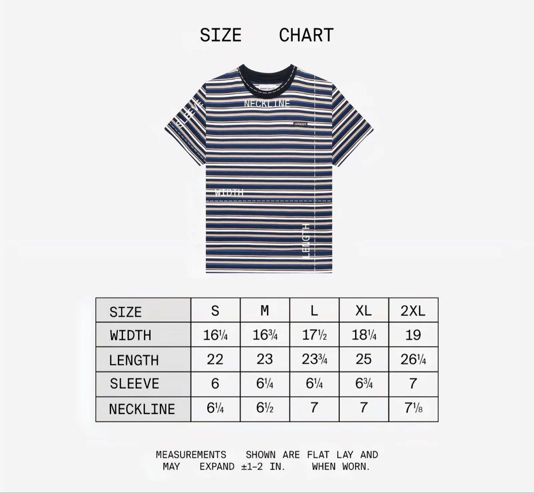 CONCEIT Striped Short Sleeve T-Shirt (Medium) (Category: Tshirts & Polo Shirts ) located in Manila. Submitted by mateo_06 (Listing ID 1470595838, Image 2). Description: - Design: Multi-colored stripes with a stylish black ribbed collar and CONCEIT chest tag - Material: Comfortable and durable cotton-poly blend - Style: Versatile casual everyday top perfect for daily wear - Condition: Like new.