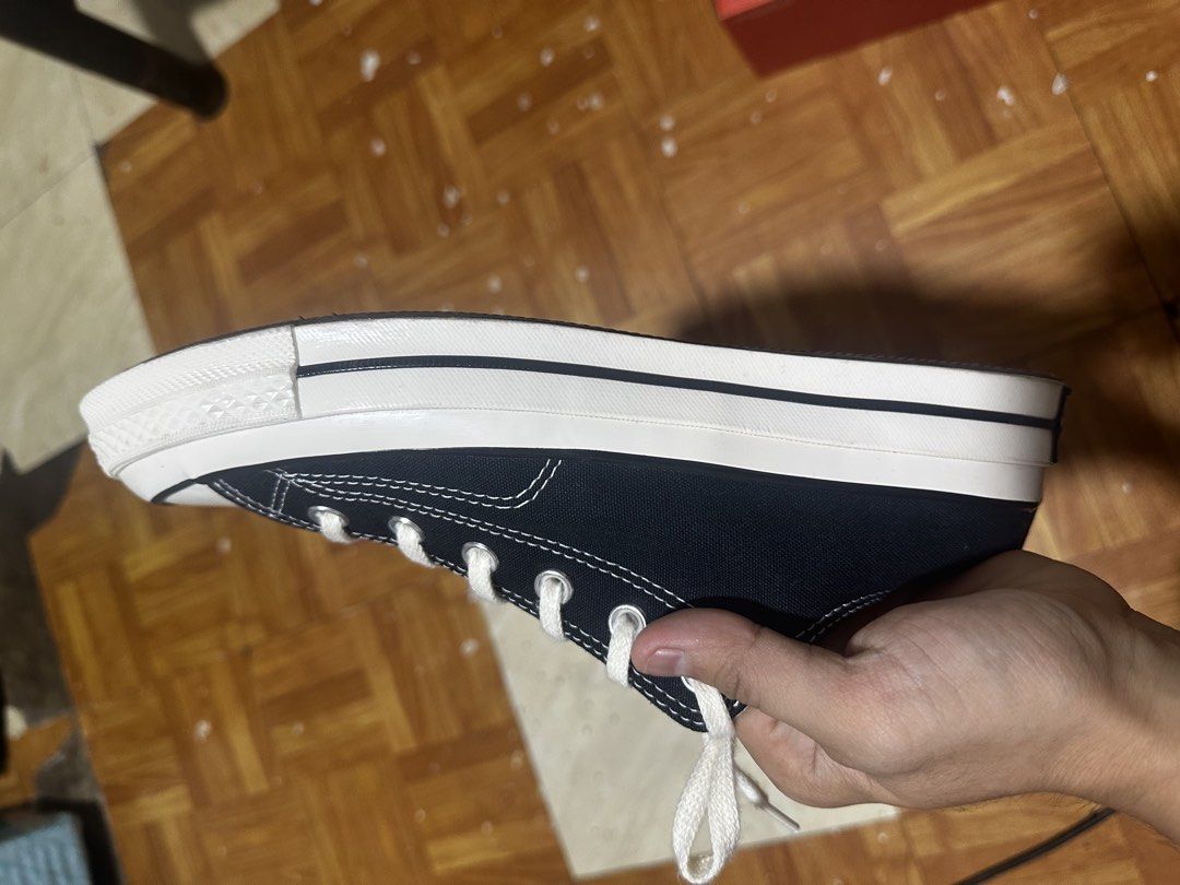 Converse Chuck 70 Low Top Black Canvas (Category: Sneakers) located in Manila. Submitted by Authentic_Seller (Listing ID 1470644972, Image 3). Description: Chuck 70s orig Size 8 Rfs: hindi bagay saken 2k only Isang beses lang sinuot Srp 4500.