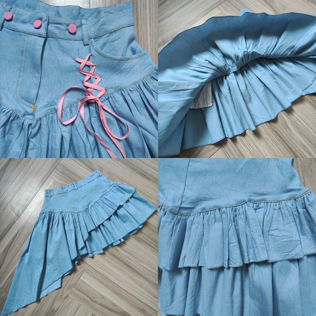 Coquette skirt (Category: Skirts) located in Orani. Submitted by pichie.salvador (Listing ID 1470579829, Image 2). Description: ♡ 𝑷𝒓𝒊𝒄𝒆: ₱129 ♡ 𝑾𝒂𝒊𝒔𝒕𝒍𝒊𝒏𝒆: 26" ♡ 𝑳𝒆𝒏𝒈𝒕𝒉: 14.5" & 28" review all photos before claiming. 💳 𝑷𝒂𝒚𝒎𝒆𝒏𝒕 𝒇𝒊𝒓𝒔𝒕 𝒗𝒊𝒂 𝑮𝑪𝒂𝒔𝒉 🛒 𝑻𝒊𝒌𝑻𝒐𝒌 𝑪𝒉𝒆𝒄𝒌𝒐𝒖𝒕 𝒐𝒓 𝑫𝒊𝒓𝒆𝒄𝒕 𝑱&𝑻 📦 📍 𝑷𝒊𝒄𝒌𝒖𝒑: Dwellings, Mulawin, Orani, Bataan 🤎 𝑴𝒆𝒆𝒕-𝒖𝒑: Plaza Orani every Monday 𝑯𝒂𝒑𝒑𝒚 𝒕