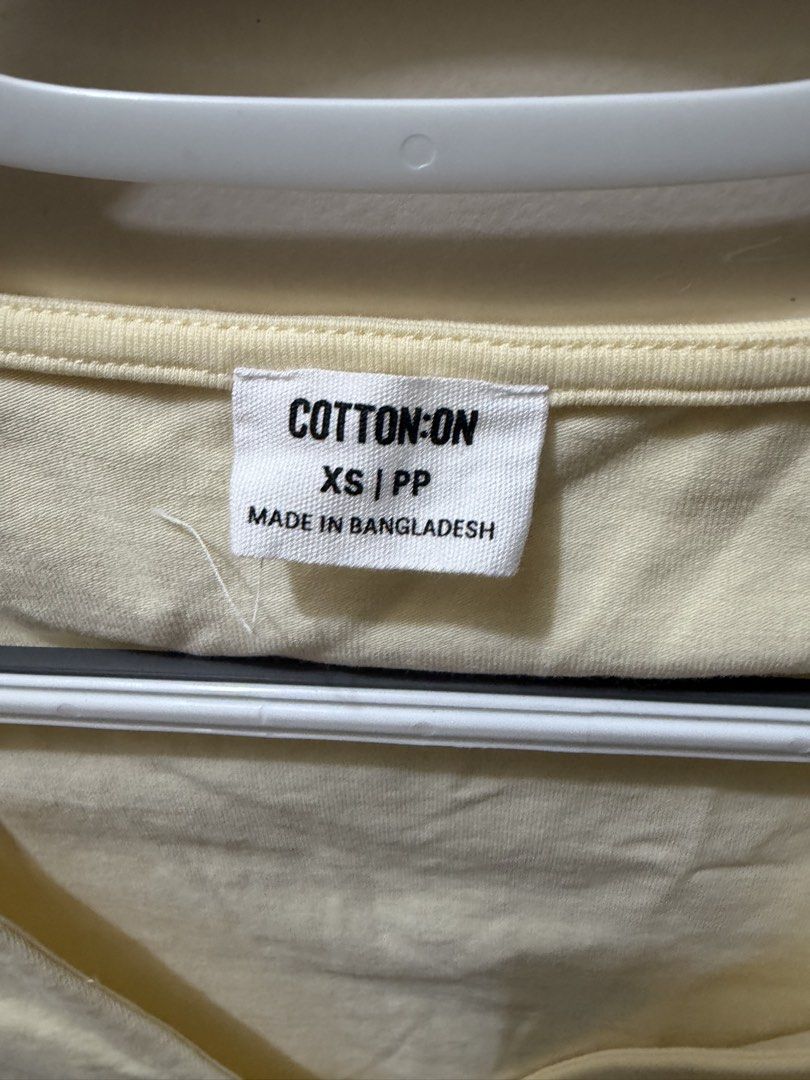 Cotton on 3/4 sleeves yellow (Category: Longsleeves) located in Quezon City. Submitted by herprelovedd (Listing ID 1470568035, Image 3). Description: Want to change to small .