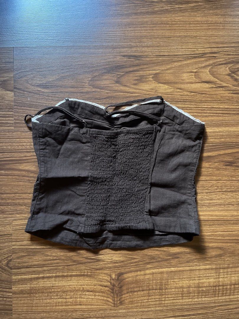 cotton on brown lace top (Category: Sleeveless) located in Quezon City. Submitted by ichigohuh (Listing ID 1470633161, Image 2). Description: - bought in the us! - used a few times.