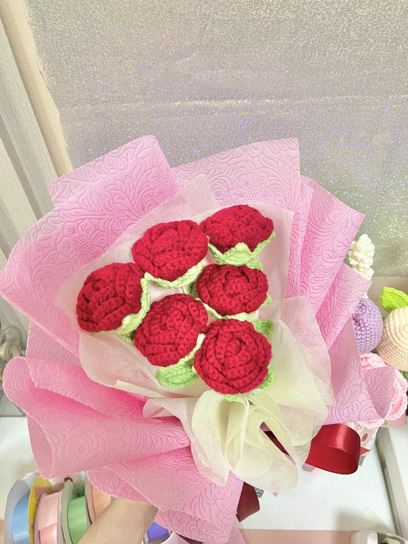 Crochet Rose Bouquet (Category: Flowers & Bouquets) located in Manila. Submitted by crisellecamille (Listing ID 1470685828, Image 3). Description: .