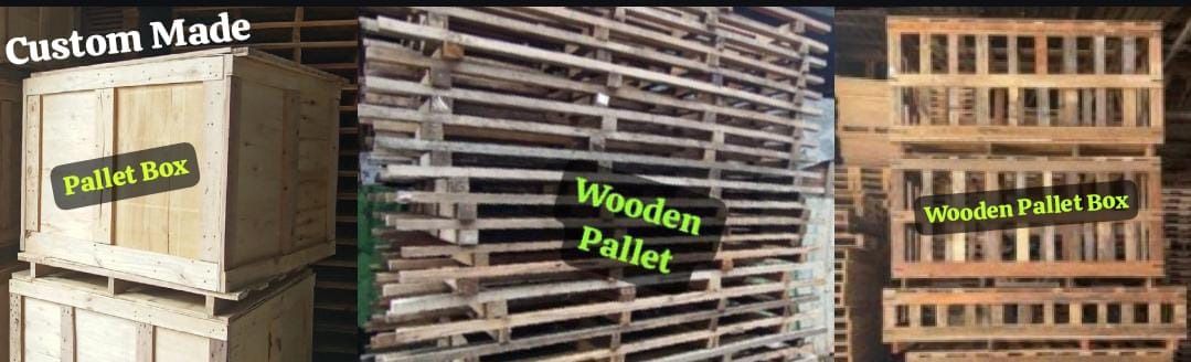 Custom Made Wooden Pallet Box and Wooden Pallet, Furniture & Home ...