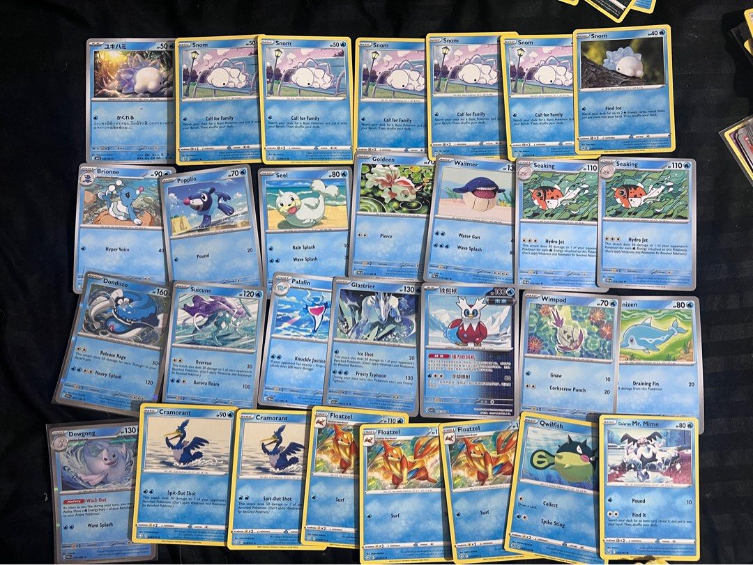 Cute Pokemon Cards Assorted (Category: Card Packs) located in Meycauayan. Submitted by wilsoncanonce (Listing ID 1470650136, Image 1). Description: Common - ₱15 YellowBorder Common - ₱20 Holo/Rev - ₱30 Master Ball -₱ 75 pm for availability and details.