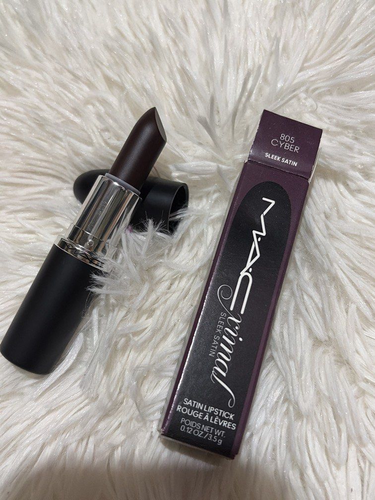 CYBER MACXIMAL SLEEK SATIN LIPSTICK (Category: Makeup) located in Pugo. Submitted by caztraine (Listing ID 1470687074, Image 1). Description: 26 pcs left.