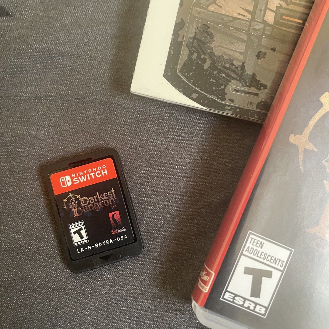 DARKEST DUNGEON II for Nintendo Switch 1 & lite (Category: Nintendo) located in Masbate. Submitted by goldenwolf21 (Listing ID 1470580668, Image 2). Description: DARKEST DUNGEON II for Sale Compatible with Nintendo Switch 1 & lite Inclusion 1 x cover 1 x case 1 x collectible cardboard toy 1x game MOP Gcash/BPI/Landbank buyer shoulder the shipping fee JRS/LBC/JNT/JORO pm for inquiries.