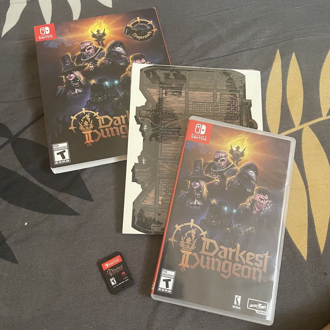 DARKEST DUNGEON II for Nintendo Switch 1 & lite (Category: Nintendo) located in Masbate. Submitted by goldenwolf21 (Listing ID 1470580668, Image 1). Description: DARKEST DUNGEON II for Sale Compatible with Nintendo Switch 1 & lite Inclusion 1 x cover 1 x case 1 x collectible cardboard toy 1x game MOP Gcash/BPI/Landbank buyer shoulder the shipping fee JRS/LBC/JNT/JORO pm for inquiries.