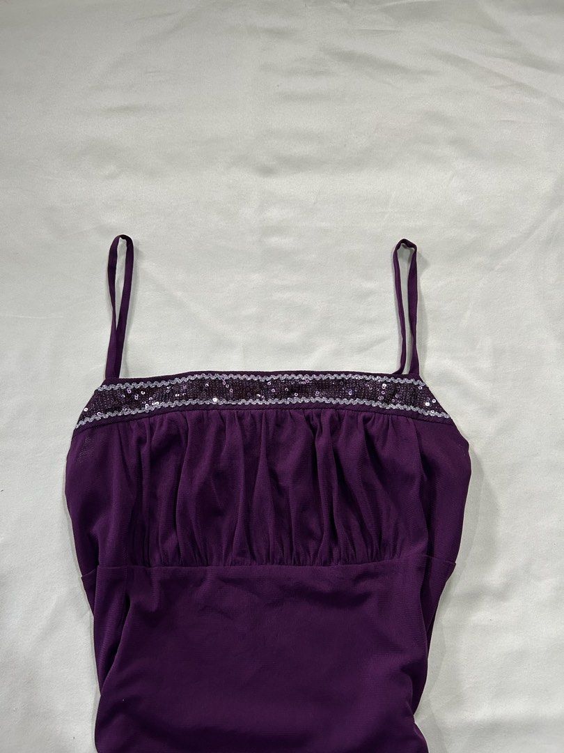 deep purple lace cami top (Category: Sleeveless) located in Pagadian. Submitted by yowna_declutters (Listing ID 1470650373, Image 2). Description: .