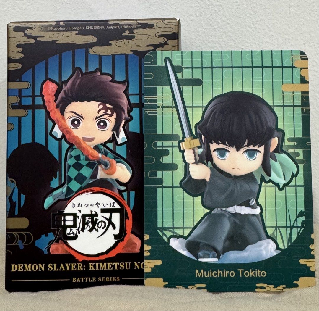 Demon Slayer -Muichiro Tokito (Category: Designer & Blind Box Toys) located in Antipolo. Submitted by jennies_closet (Listing ID 1470573026, Image 1). Description: Want to Sell Only / Not for Trade: Demon Slayer Kimetsu no Yaiba Battle Series Available: Muichiro Tokito 800 pesos Condition: Authentic Popmart figure, Brand new, Sealed foil, open box below with card Location: Antipolo City Mode of Payment: GCASH or BPI Mode of Delivery: Lalamove, bo