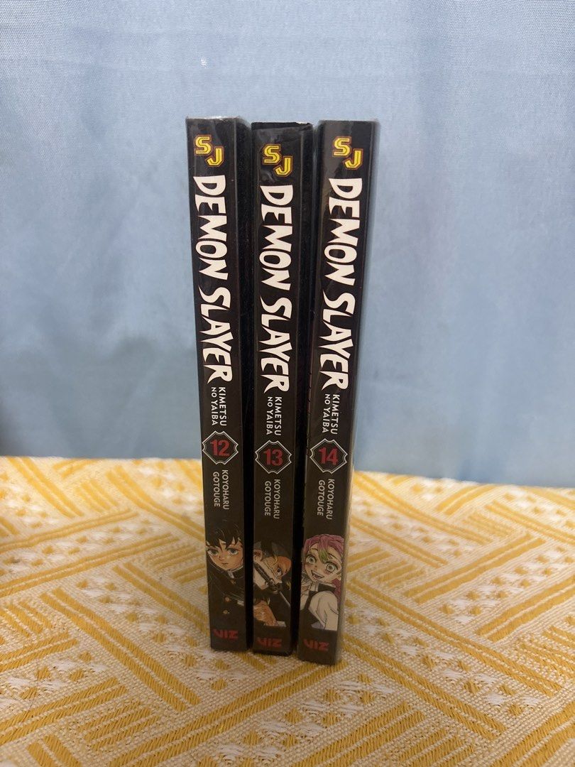Demon Slayer (Vol. 12-14) (Category: Storybooks) located in Manila. Submitted by kiramina (Listing ID 1470729230, Image 2). Description: 300 Each 600 Take all.