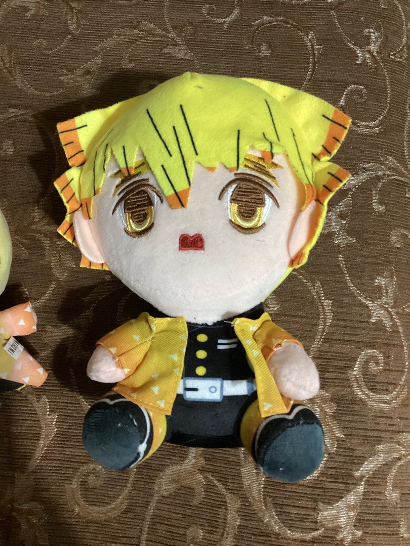 Demon Slayer Zenitsu Plushie (Category: Plushies & Soft Toys) located in Cavite. Submitted by icechii10079012 (Listing ID 1470658688, Image 1). Description: Demon Slayer Zenitsu Agatsuma sitting plush doll Php 250 PAYO No to trades.