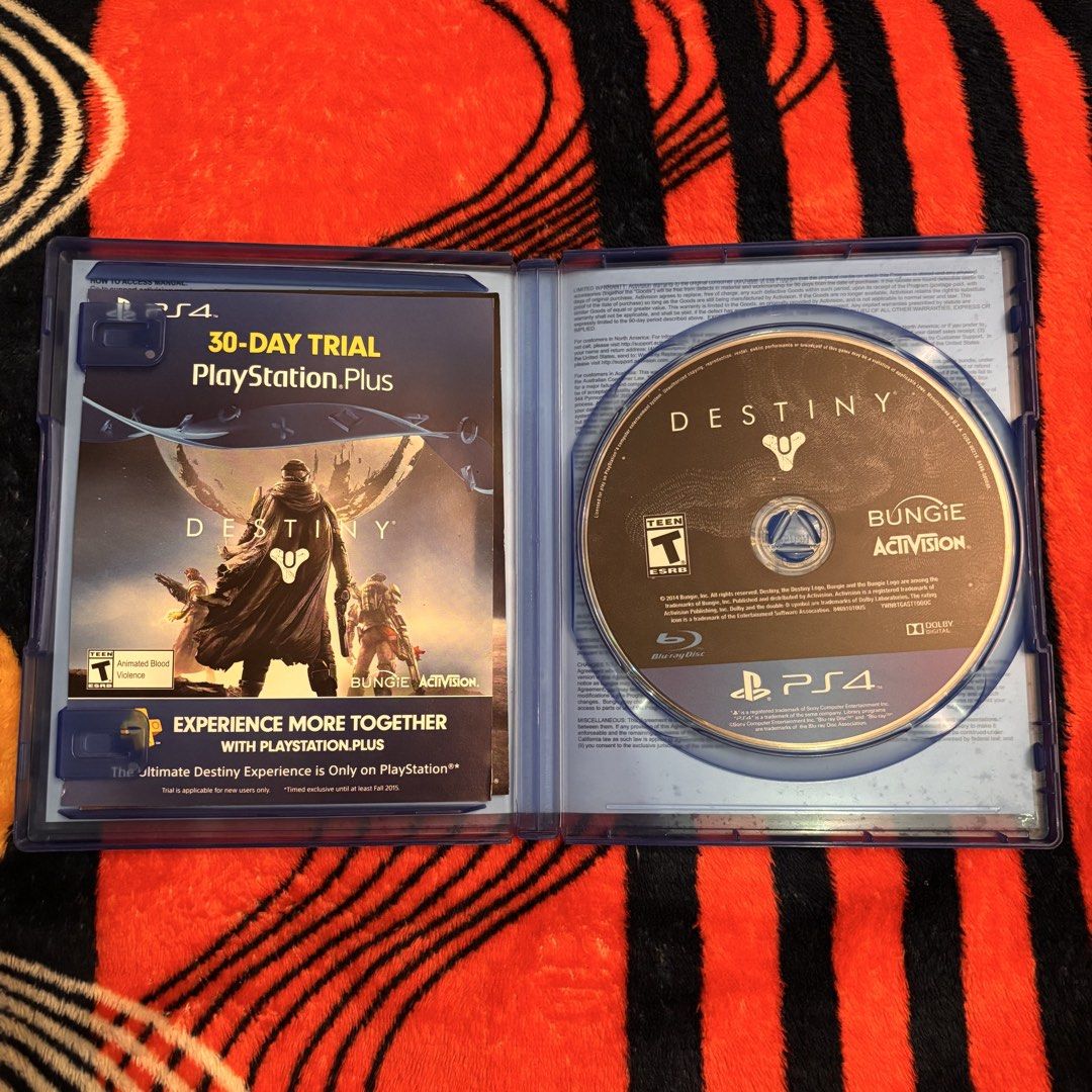 Destiny PS4 Game (Category: PlayStation) located in Pasuquin. Submitted by gabelli.declutters (Listing ID 1470566450, Image 2). Description: Notes: Will not entertain resellers, All items are negotiable, wag lang sobrang barat. and all the items is working and good condition Loc: Meycauayan Bulacan, can do meet up basta malapit lang sa location, and pwede rin lalamove or lbc or j&t.