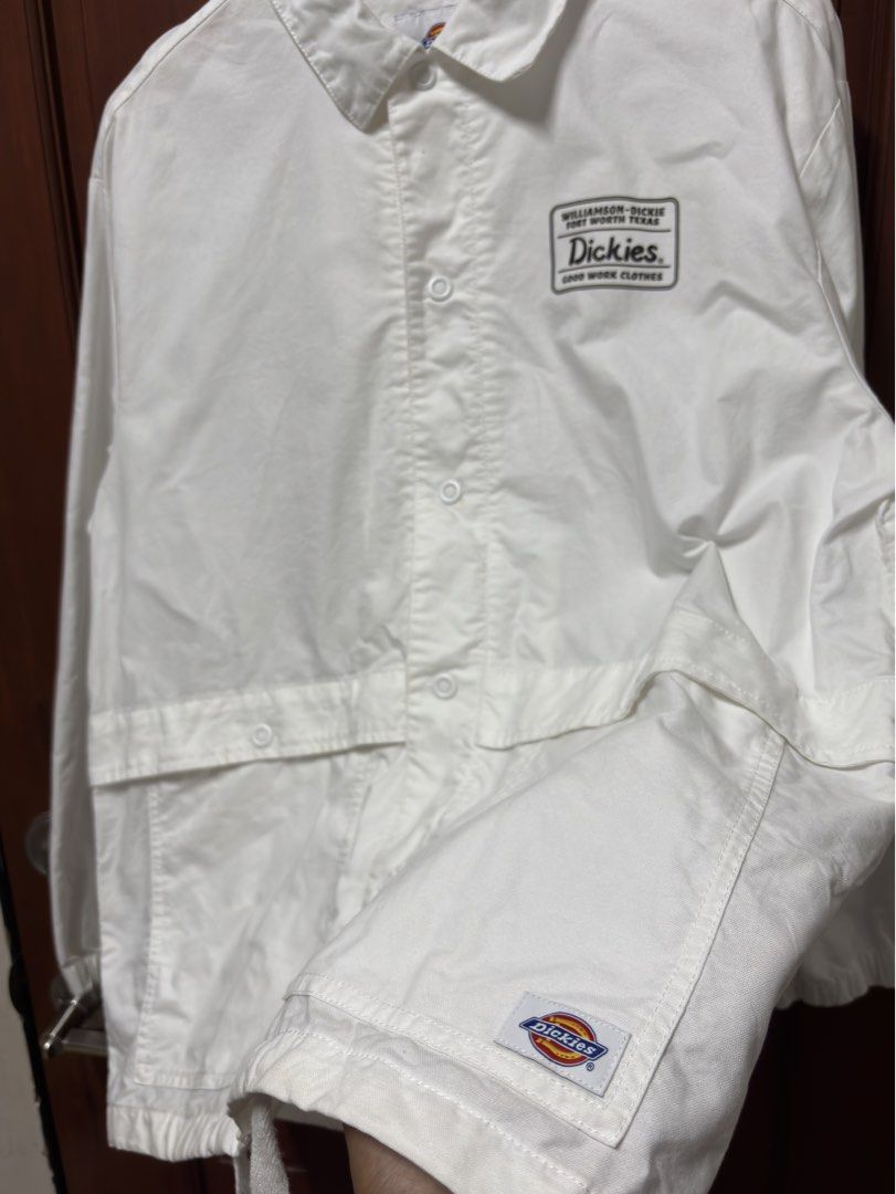 Dickies White Jacket (Category: Coats, Jackets and Outerwear) located in Davao. Submitted by workmensph (Listing ID 1470574625, Image 3). Description: Size XL 23.5” x 29” Excellent Condition .