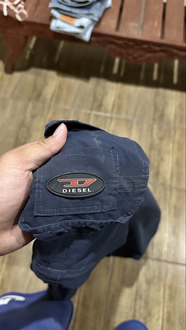 DIESEL CARGO PANTS (Category: Other Bottoms) located in Manila. Submitted by urban-vintage_2 (Listing ID 1470567785, Image 3). Description: ISSUE: NONE ( NEED WASH ) MOP :GCASH ( NO COD ) SHIP VIA : LALAMOVE & J&T LOCATION : PASIG CITY LENGTH : 41 WIDTH : 34 HEM : 8-9.