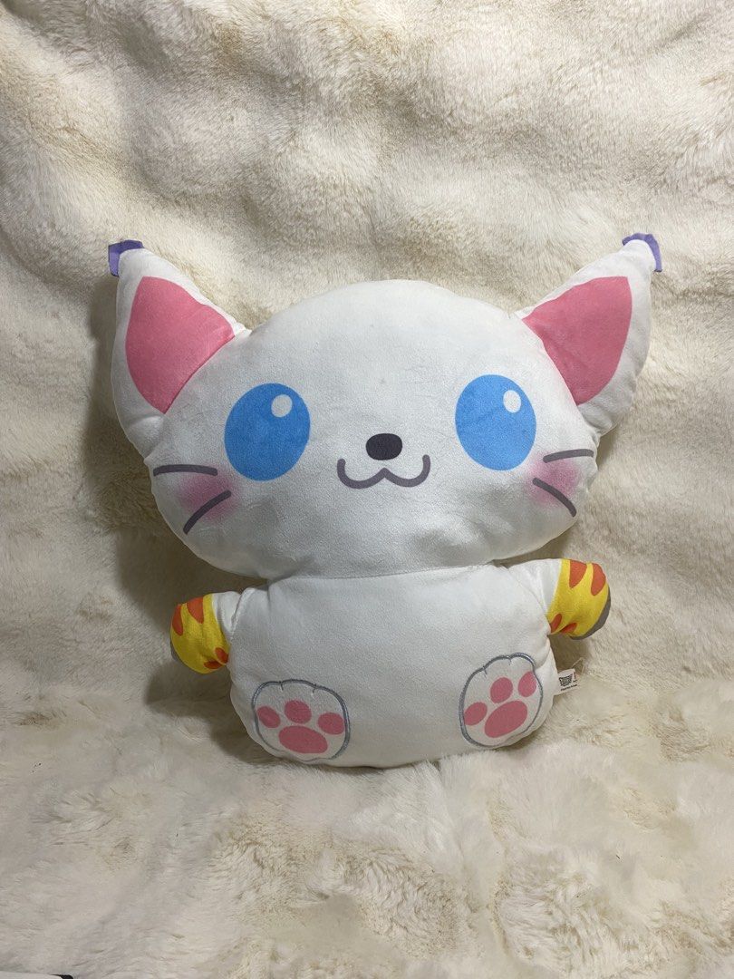 Digimon Gatomon plush pillow (Category: Cushions & Throws) located in Kalibo. Submitted by ollie_stuffshop (Listing ID 1470708044, Image 1). Description: 35cm x 33cm Before you send your inquiries: ❗️Last Price is already posted ❗️Manage your expectations, WYSIWYG ❗️May need washing ❗️Dropoff is every Wednesday & Sunday.