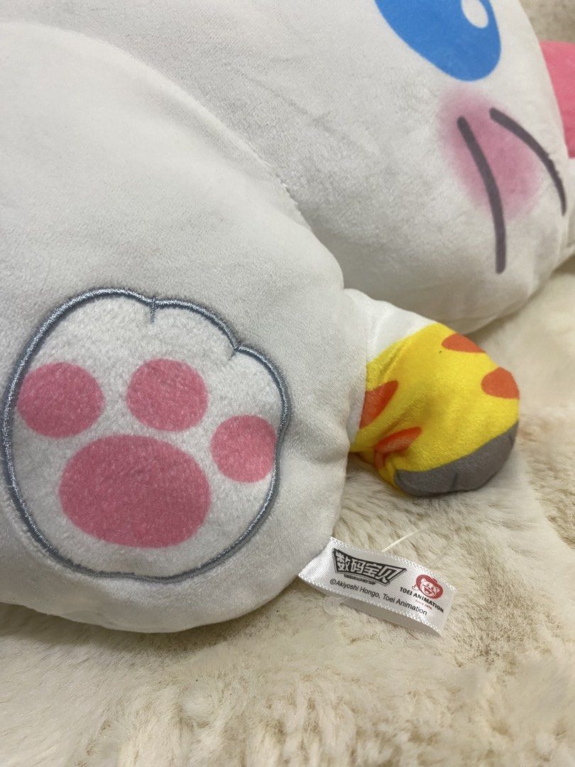 Digimon Gatomon plush pillow (Category: Cushions & Throws) located in Kalibo. Submitted by ollie_stuffshop (Listing ID 1470708044, Image 3). Description: 35cm x 33cm Before you send your inquiries: ❗️Last Price is already posted ❗️Manage your expectations, WYSIWYG ❗️May need washing ❗️Dropoff is every Wednesday & Sunday.