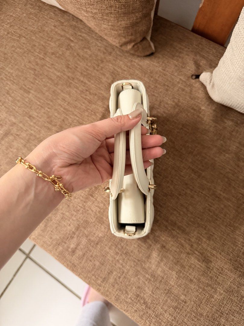 Dior Lady D-joy in Small (Category: Luxury Bags & Wallets) located in Cebu City. Submitted by elianesuey (Listing ID 1470611387, Image 3). Description: • With box, card, dust bag, booklet, entrupy • Missing long strap 😭.