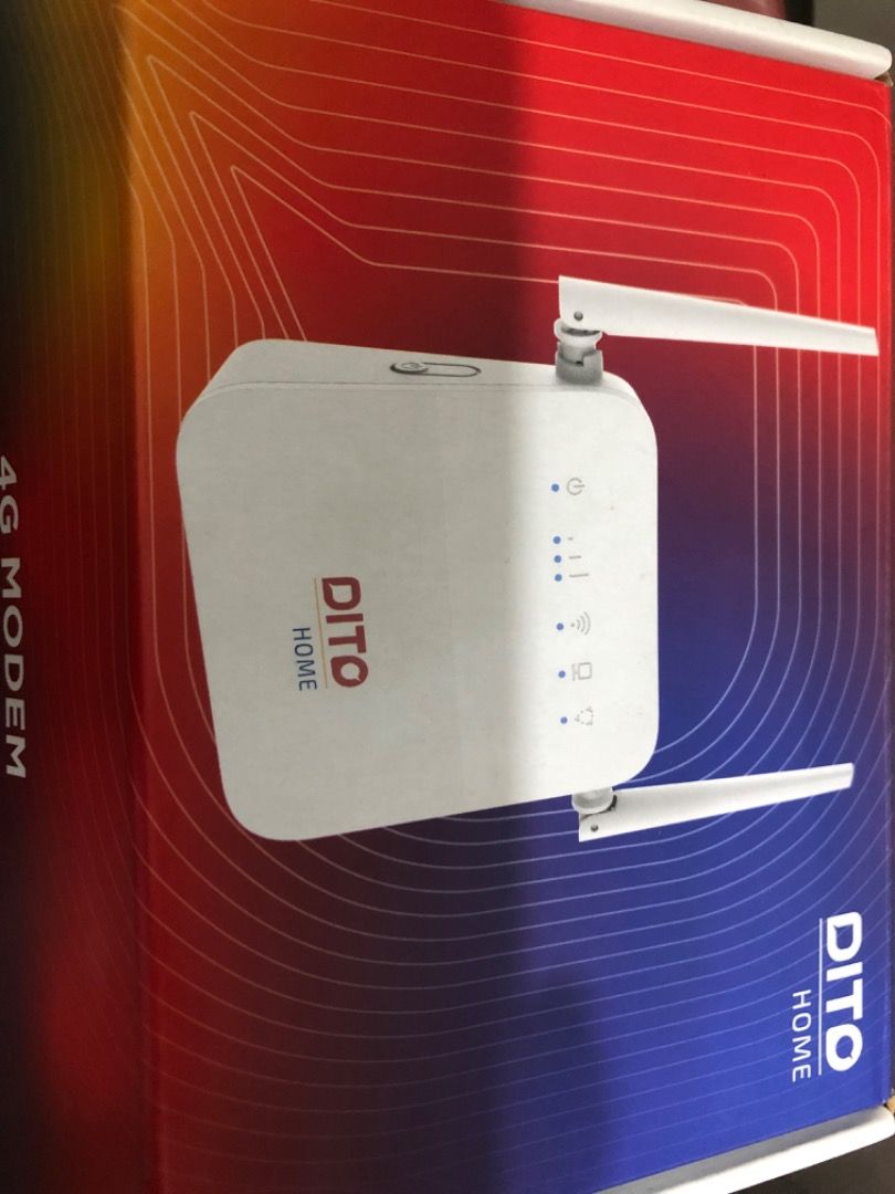 DITO WoWFi Lite 4G LTE Modem SLT728 (Category: Networking) located in Caloocan City. Submitted by goldenwater_5c88a9 (Listing ID 1470610318, Image 3). Description: Selling my DITO WoWFi Lite 4G LTE modem, model SLT728 because I already have a DITO 5G modem ✅ 4G LTE modem�✅ Ethernet cable included�✅ Power adapter included�✅ Tested working with an ordinary DITO prepaid SIM as well as a WowFi SIM. Please note: * Dedicated WoWFi SIM is not included. 