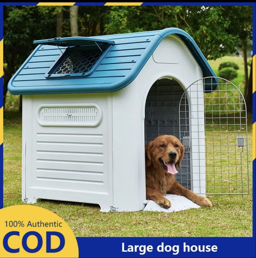 Dog house (Category: Homes & Other Pet Accessories) located in Quezon City. Submitted by _lee1267 (Listing ID 1470567945, Image 1). Description: Large size - good for big dogs like golden retriever.