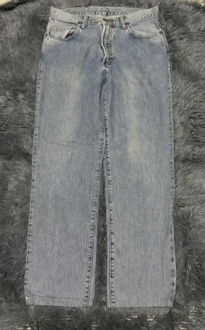 Double RL Denim Pants (Category: Jeans) located in Manila. Submitted by thrift_marvs (Listing ID 1470723730, Image 1). Description: Double Ralph Lauren Denim Pants Very Good Condition Size 32 Length 39 Leg Opening 7 Not Selvedge 2000 PLUS SHIPPING FEE.