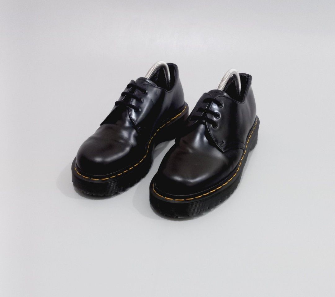 Dr. Martens Black Platform Oxford Shoes (Category: Casual Shoes) located in Cebu City. Submitted by MrLiks_123 (Listing ID 1470693817, Image 2). Description: Dr. Martens 1461 BEX 3-Eye single yellow welt stitching Oxford black DERBY Shoes Size 9 us / 42 eur Excellent to new 📍 Cebu Location Dm🙇.