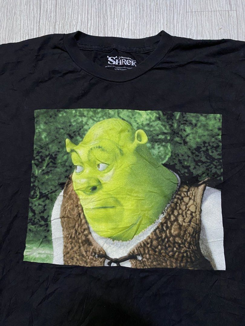 DreamWorks Shrek Graphic Tee (Category: Tshirts & Polo Shirts ) located in Pasig City. Submitted by terrencec34805 (Listing ID 1470719068, Image 2). Description: Official DreamWorks Shrek graphic tee Excellent condition Size:Large Width:21 Length:28 .
