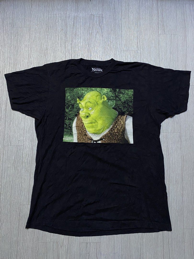 DreamWorks Shrek Graphic Tee (Category: Tshirts & Polo Shirts ) located in Pasig City. Submitted by terrencec34805 (Listing ID 1470719068, Image 1). Description: Official DreamWorks Shrek graphic tee Excellent condition Size:Large Width:21 Length:28 .