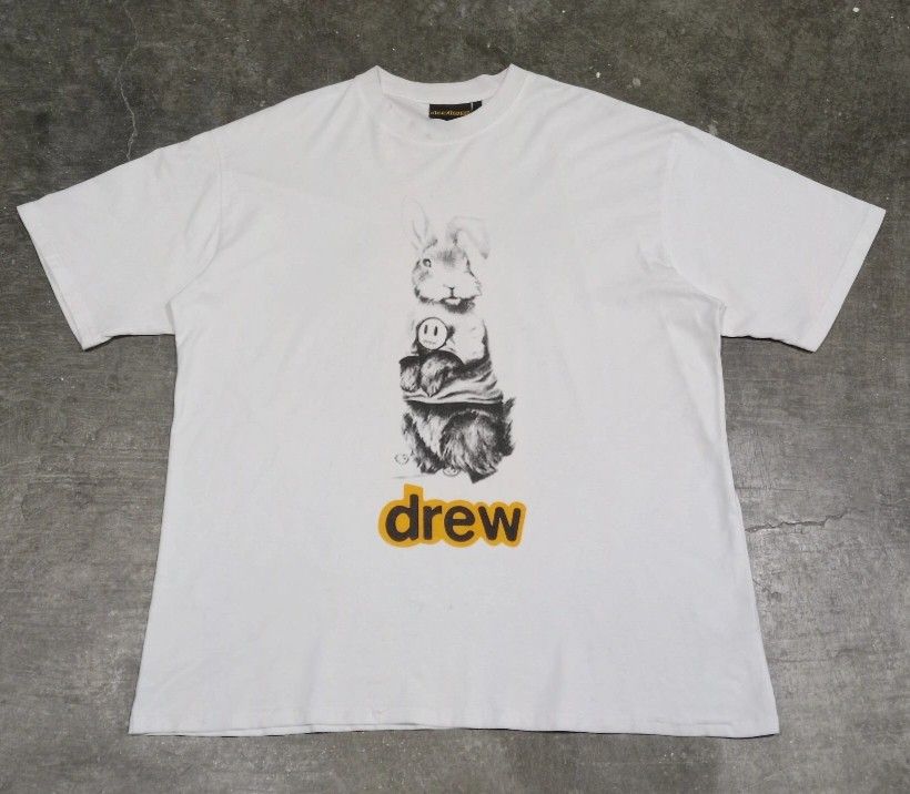 drew house rabbit (Category: Shirts) located in Guiguinto. Submitted by khiel_lorenzo. (Listing ID 1470668679, Image 1). Description: Drew width - 23 length - 29 color rate - 9.5/10 condition - 9.5/10 issue - none .