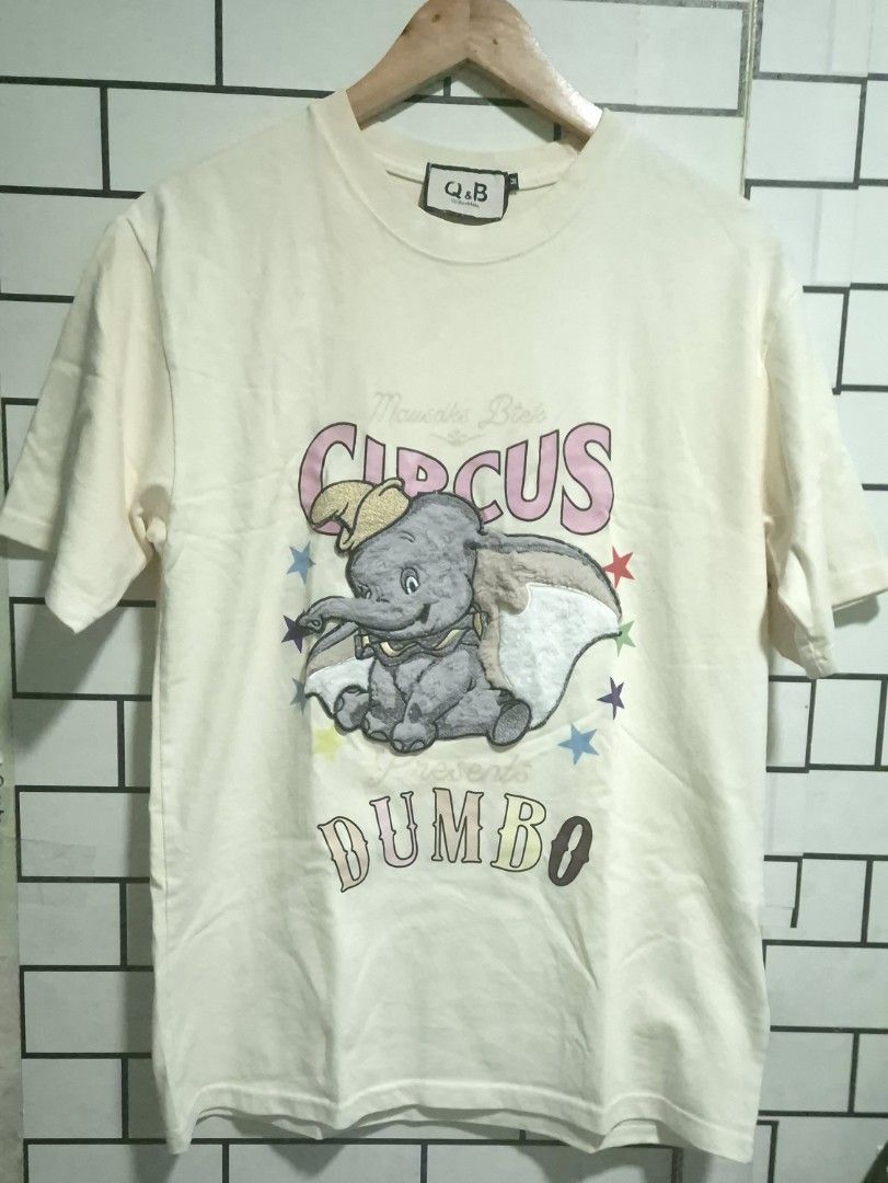 Dumbo Circus Pastel Yellow Shirt (Category: Shirts) located in Bulacan. Submitted by rgrs.collexn (Listing ID 1470742908, Image 2). Description: May mga himulmol pero I think kaya naman tanggalin. Wala na lang time. May mga oil stains din sya, need ng babad. Other than that, sobrang ganda ng fabric and ng quality. Up to XL ✨ Check out my listings for more affordable preloved finds! ✨ Please manage your expectations as all items are preloved. Any 