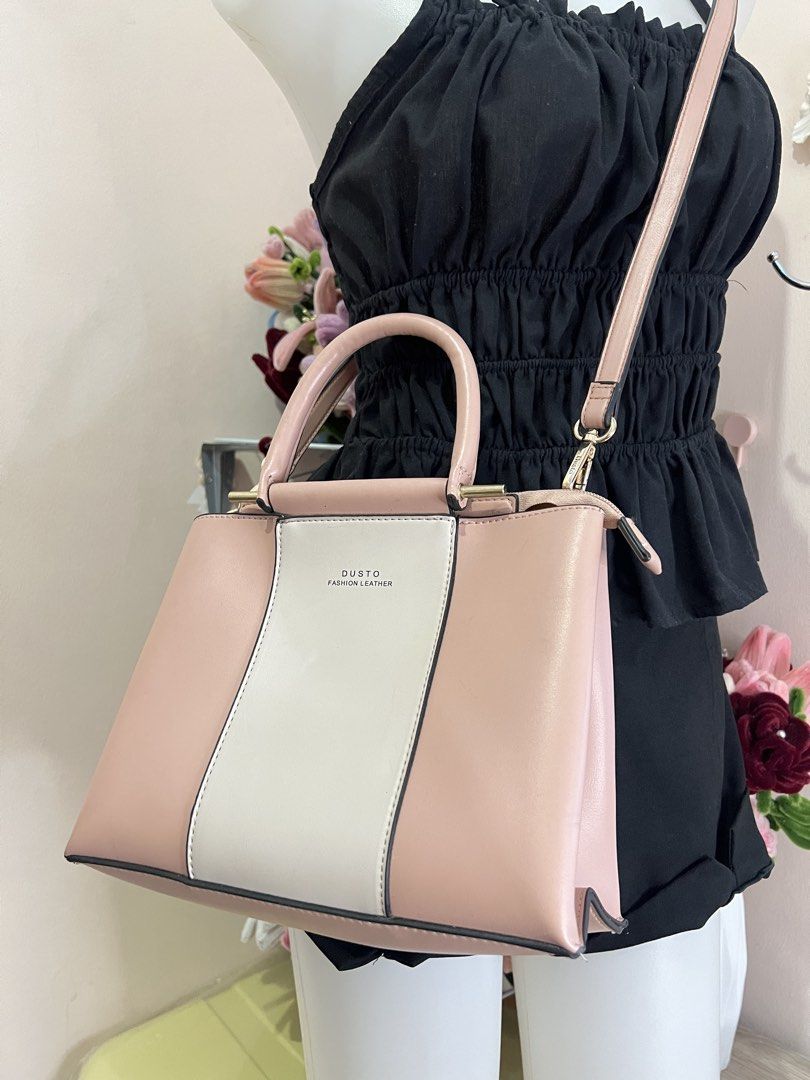 DUSTO Top Handle with sling (Category: Cross-body Bags) located in Quezon City. Submitted by handpicked_collections_ph (Listing ID 1470688572, Image 3). Description: .