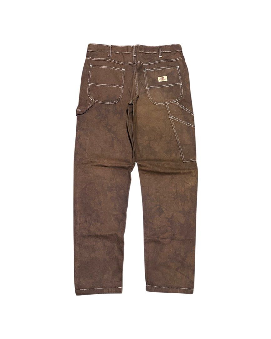 Dyed Dickies Brown Carpenter Denim Pants (Category: Jeans) located in Guiguinto. Submitted by bottomsup_lootfinds (Listing ID 1470586013, Image 1). Description: Dickies Dyed Brown Carpenter Denim Pants Size on tag: 30 waist 32-34 length 41.5 hem/leg hole 7.5 sign of usage.