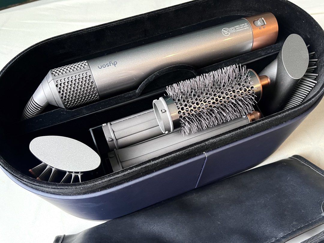 Original Dyson Airwrap V2 Complete Long (Negotiable, Please Send Your Offer) (Category: Hair) located in Taguig. Submitted by declutteringbean (Listing ID 1470602979, Image 1). Description: 💈Details * ₱13,500 (Negotiable, please send your offer) * Dyson Airwrap Multi-Styler Complete Long * Originally purchased at Dyson SM Aura in December 2022 for ₱32,900 * Original receipt included the photos * Includes: original storage / presentation case and