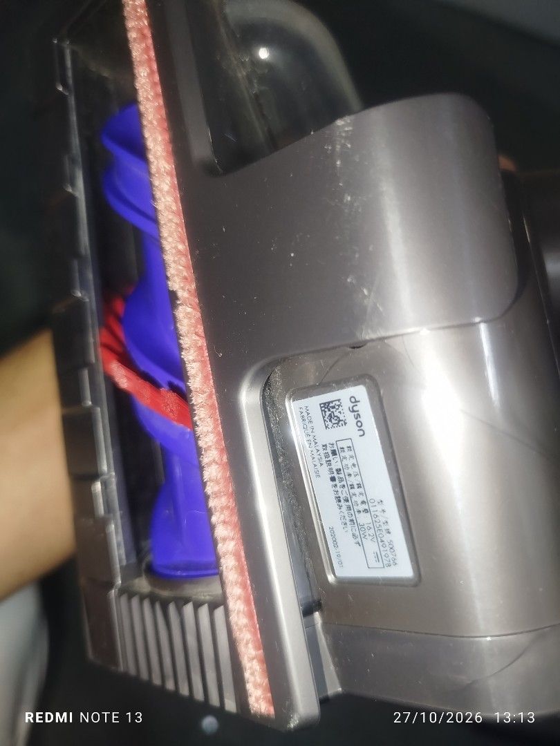 Dyson Submarine wet roller head and mini motorized tool (Category: Vacuum Cleaner & Housekeeping) located in Taguig. Submitted by steve_doms (Listing ID 1470598422, Image 3). Description: - 100% Genuine Dyson parts removed from a cordless vacuum kit - Dyson Submarine wet roller floor washing head for hard floors - Mini motorized brush bar ideal for upholstery cleaning - Includes original power adapter cable - Fully working condition with normal, 